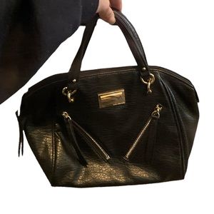 Juicy Couture faux leather black handbag